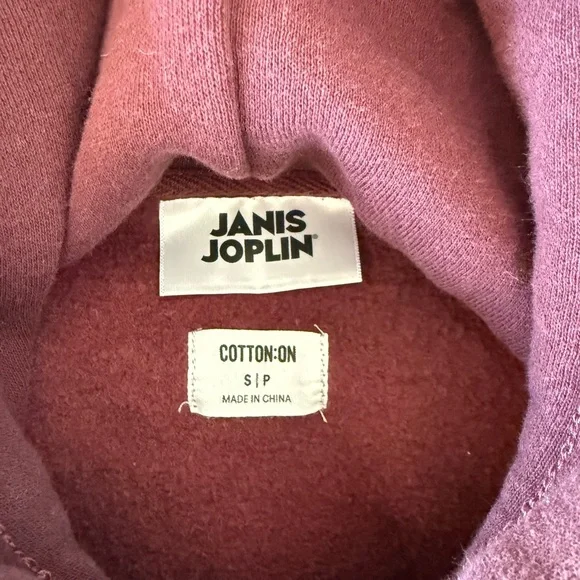 Janis Joplin Burgundy Hoodie -1967 Avalon Ballroom SF - Picture 2 of 4